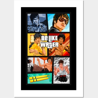 Vintage Movie Bruce Jeet Kune Do Be Water Lee Posters and Art